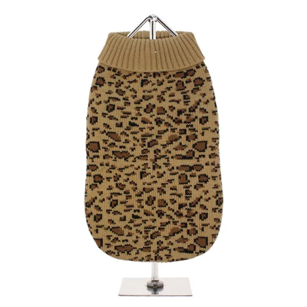 Leopard print dog clearance jumper