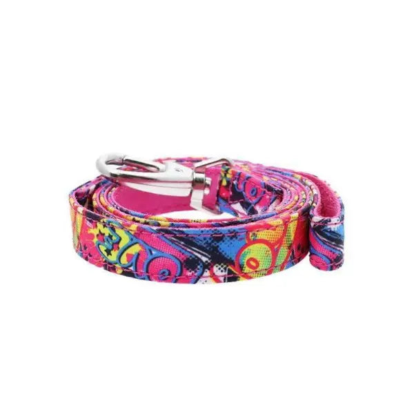 Fabric martingale dog top collars