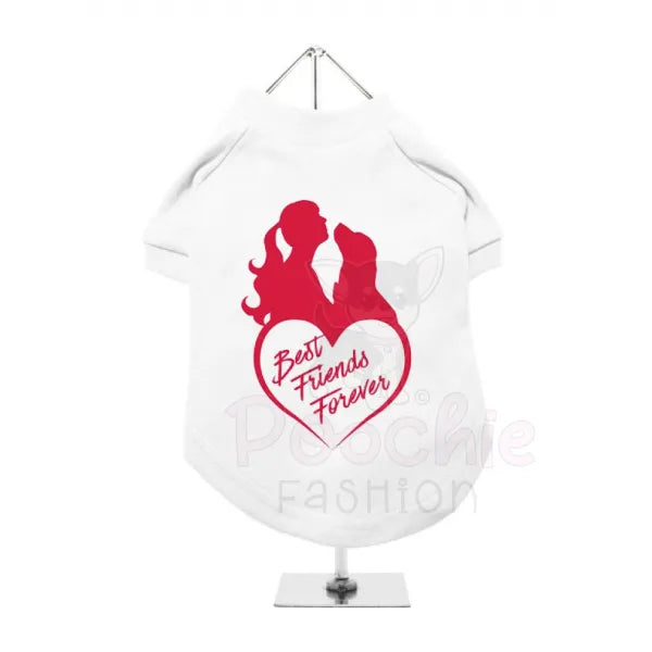 Best Friends Forever Heart Dog T-shirt - Urban - 4