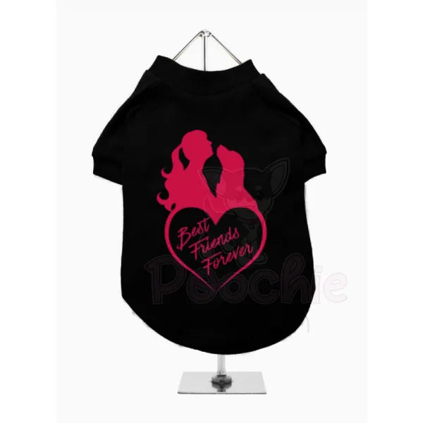 Best Friends Forever Heart Dog T-shirt - Urban - 3