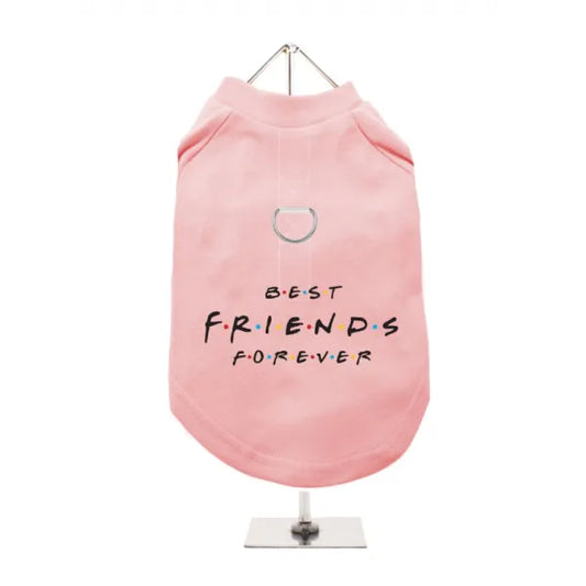 Best Friends Harness Lined Dog T-shirt - Urban - 1