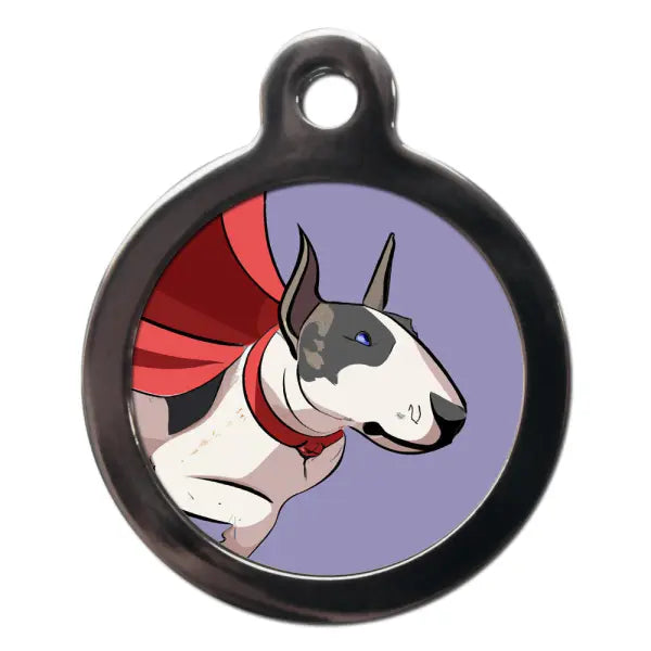 Bull Terrier Superdog Dog ID Tag - PS Pet Tags - 1