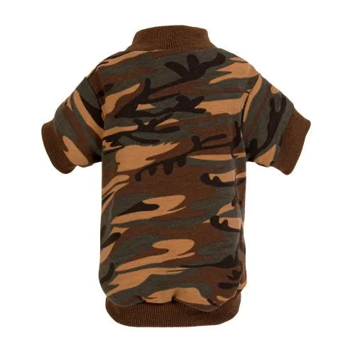 Camouflage Dog Sweatshirt - Posh Pawz - 1