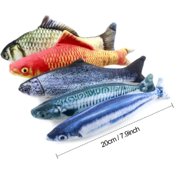 Catnip Fish Cat Toys 3 Pack - Posh Catz - 2