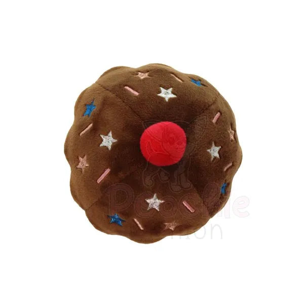 Chocolate Pupcake Plush & Squeaky Dog Toy - Urban - 3