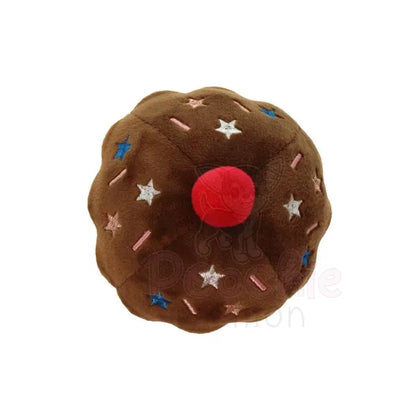 Chocolate Pupcake Plush & Squeaky Dog Toy - Urban - 3