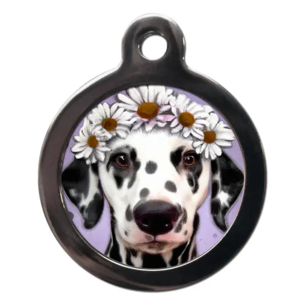Dalmatian Hippy Dog ID Tag - PS Pet Tags - 1