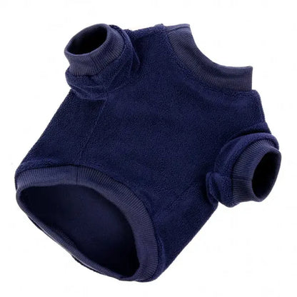 Deep Blue Micro Fleece Dog Sweatshirt - Rich Paw - 2