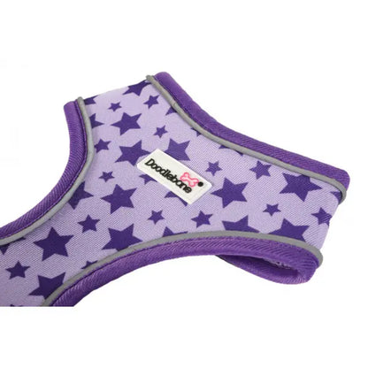 Doodlebone Airmesh Dog Harness - Violet Stars - Doodlebone - 4