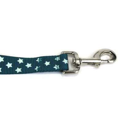 Doodlebone Limited Edition Dog Lead - Teal Stars Glow In The Dark - Doodle - 2