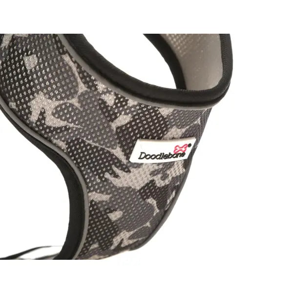 Doodlebone Originals Airmesh Dog Harness - Smokey Grey Camo - Doodlebone - 3