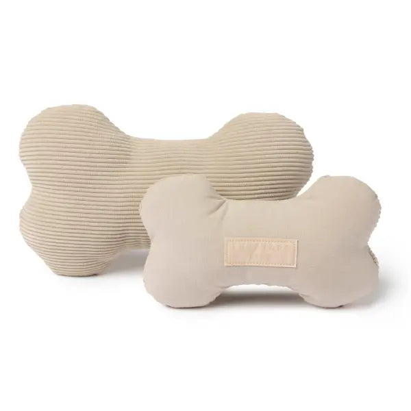 Fuzzyard Life Bone Dog Toy in Sandstone - Fuzzyard - 1