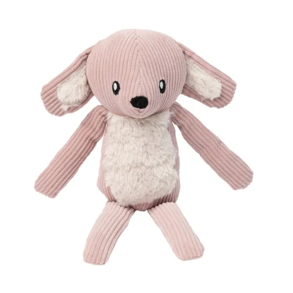 Fuzzyard Life Corduroy Cuddler Bunny Dog Toy in Soft Blush Pink - Fuzzyard - 2