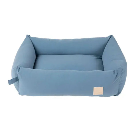 Fuzzyard Life Cotton Dog Bed in French Blue - Fuzzyard - 1