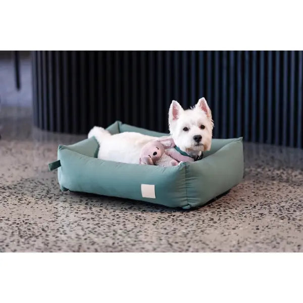 Fuzzyard Life Cotton Dog Bed in Myrtle Green - Fuzzyard - 2