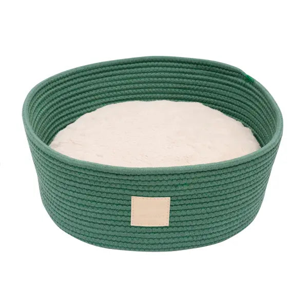 Fuzzyard Life Rope Basket Bed in Myrtle Green - Fuzzyard - 1