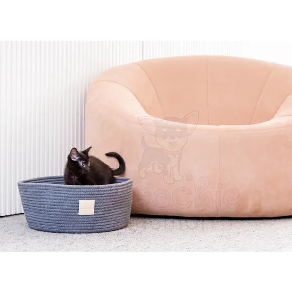 Fuzzyard Life Rope Basket Bed in Slate Grey - Fuzzyard - 2