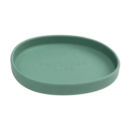 Fuzzyard Life Silicone Cat Dish in Myrtle Green - Fuzzyard - 1