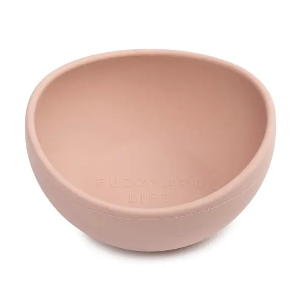 Fuzzyard Life Silicone Dog Bowl in Soft Blush Pink - Fuzzyard - 2