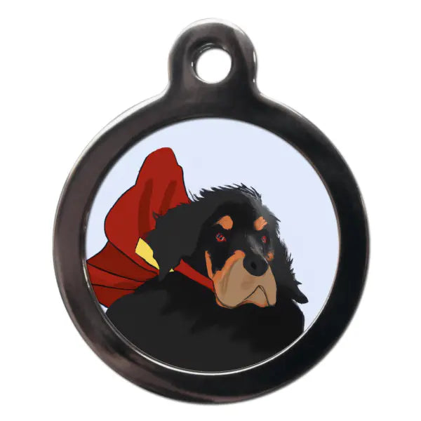 Gordon Setter Superdog Dog ID Tag - PS Pet Tags - 1