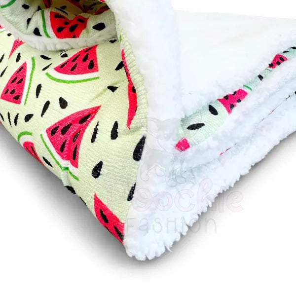 Juicy Fruit Luxury Corduroy Dog Blanket - Piggie - 6