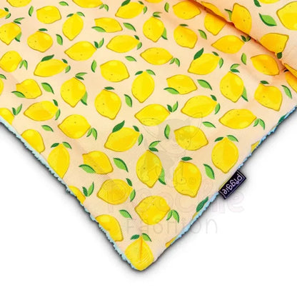 Lemon Squeeze Luxury Corduroy Dog Blanket - Piggie - 2