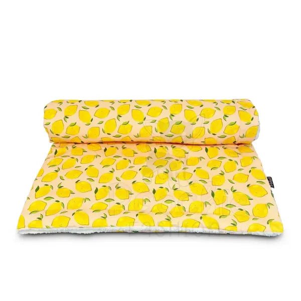 Lemon Squeeze Luxury Corduroy Dog Blanket - Piggie - 8