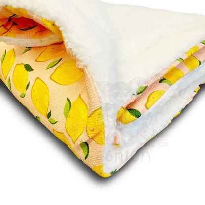 Lemon Squeeze Luxury Corduroy Dog Blanket - Piggie - 6