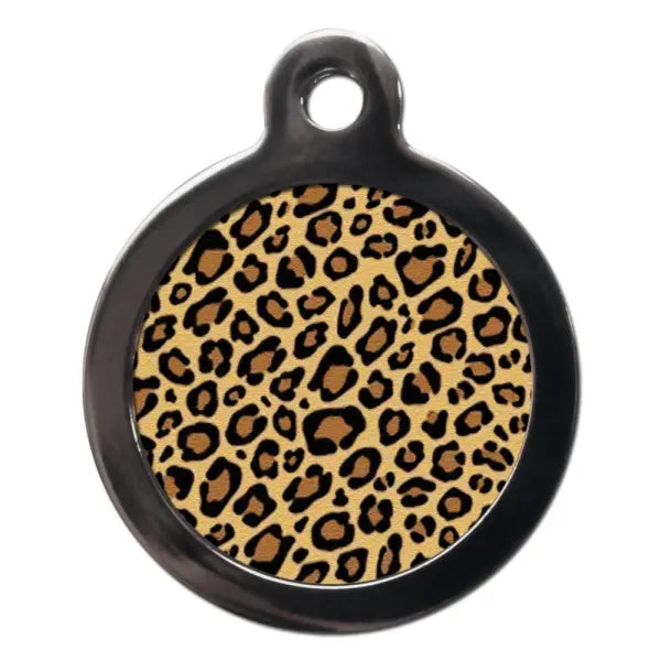 Leopard Print Cat ID Tag - PS Pet Tags - 1