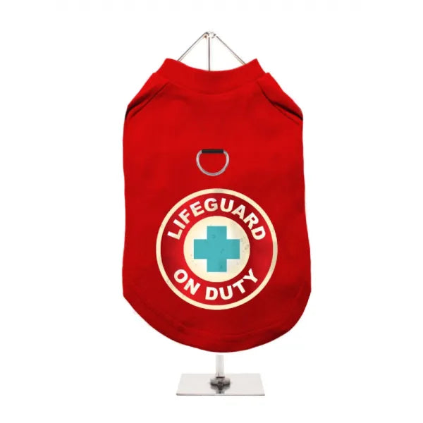 Lifeguard on Duty Harness Dog T-shirt - Urban Pup - 1