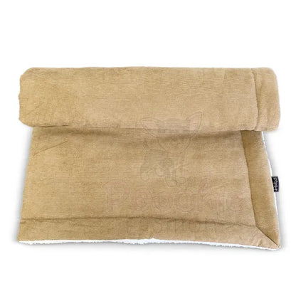 Luxury Beige Corduroy Dog Blanket - Piggie - 8