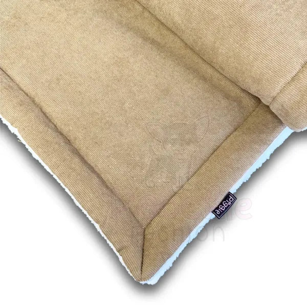 Luxury Beige Corduroy Dog Blanket - Piggie - 2