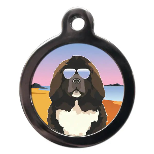 Newfoundland Summertime Dog ID Tag - PS Pet Tags - 1