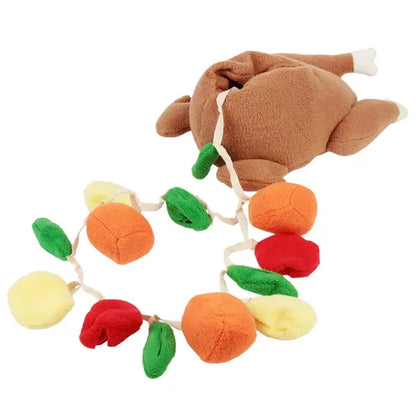 Turkey Plush Dog Snuffle Toy