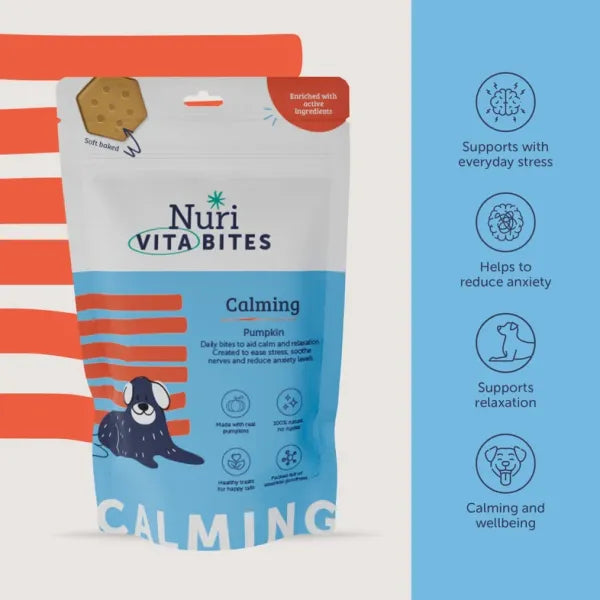 Nuri Vita Bites Dog Supplements 60 Pack - Calming - Nuri - 1