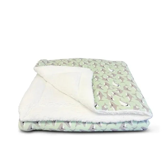 Ocean Predator Luxury Corduroy Dog Blanket - Piggie - 1