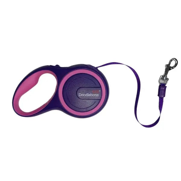 Originals Retractable Dog Lead Violet Purple/Pink - Doodle - 1