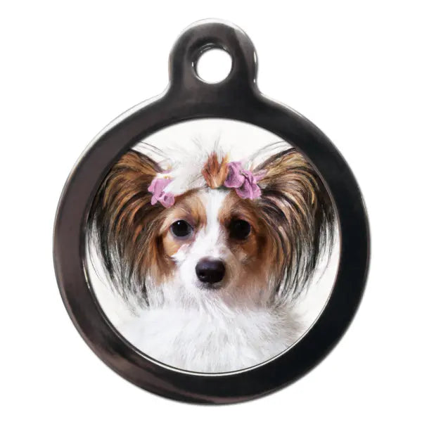 Papillon Hippy Dog ID Tag - PS Pet Tags - 1