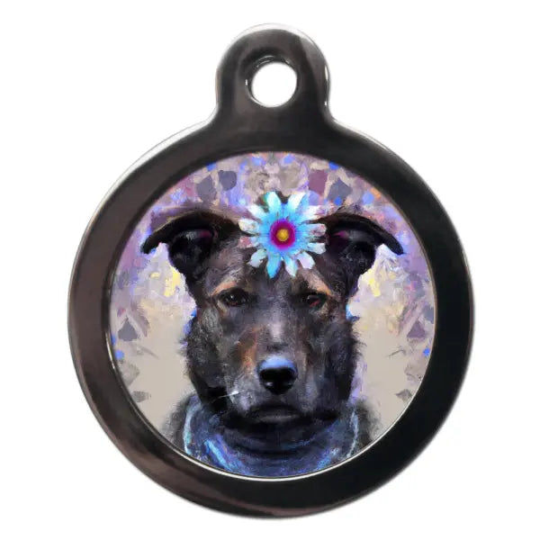 Patterdale Hippy Dog ID Tag - PS Pet Tags - 1