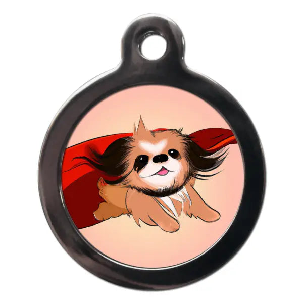 Pekingese Superdog Dog ID Tag - PS Pet Tags - 1