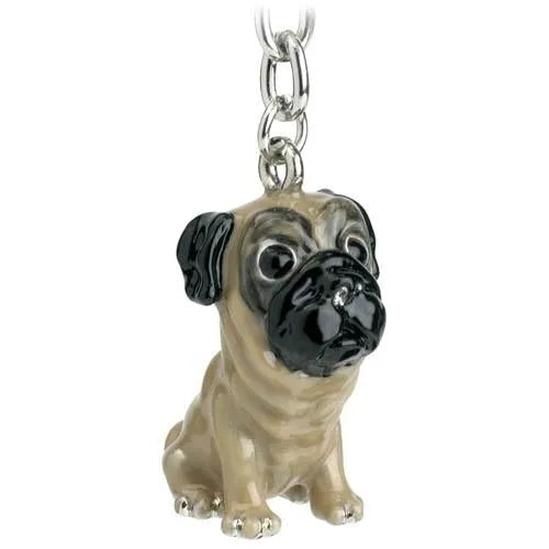 Pug Little Paws Keyring Handbag Charm - Sale - 1