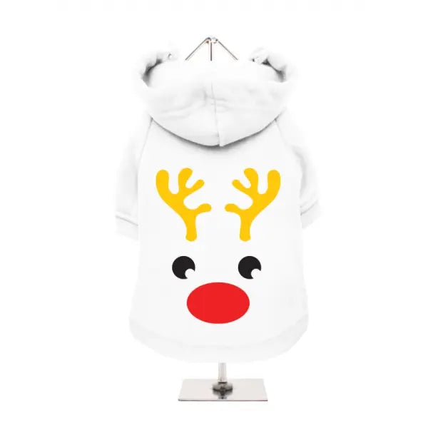 Rudolph Fleece Lined Dog Hoodie Sweatshirt - Urban Pup - 1