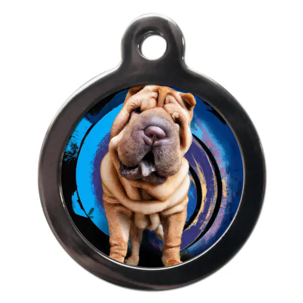 Shar-Pei Graffiti Dog ID Tag - PS Pet Tags - 1