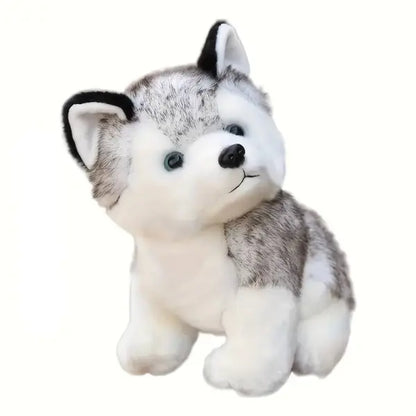 husky stuffed dog