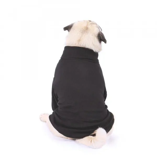 Snuggly Long Sleeve Dog T-Shirt Black - Rich Paw - 3