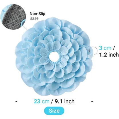 Spin Accessories Blossom Snuffle Mat Baby Blue Duo Pack - Level Medium - Petdreamhouse - 5