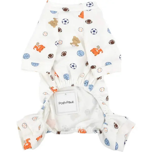 Sports Balls Small Dog Pyjamas - Posh Pawz - 2