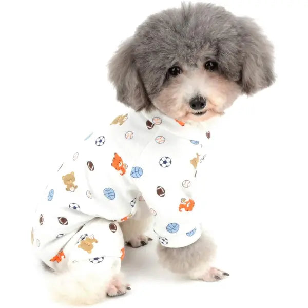 Sports Balls Small Dog Pyjamas - Posh Pawz - 3