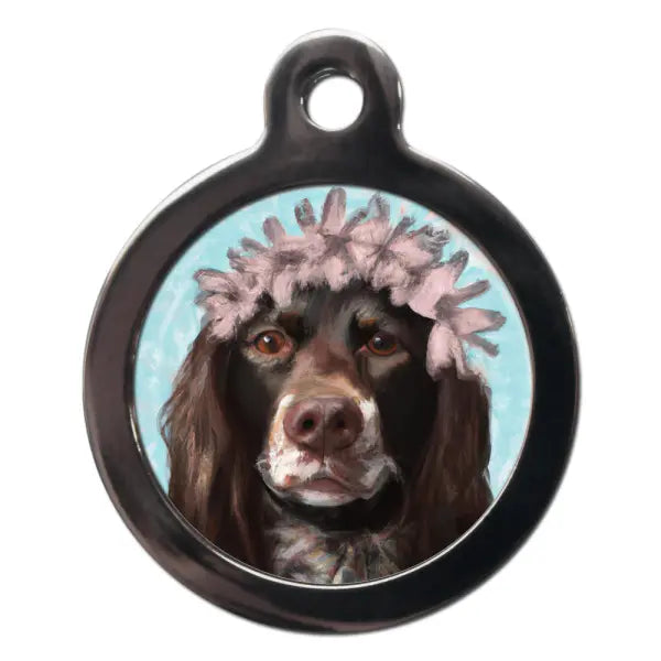 Springer Spaniel Hippy Dog ID Tag - PS Pet Tags - 1