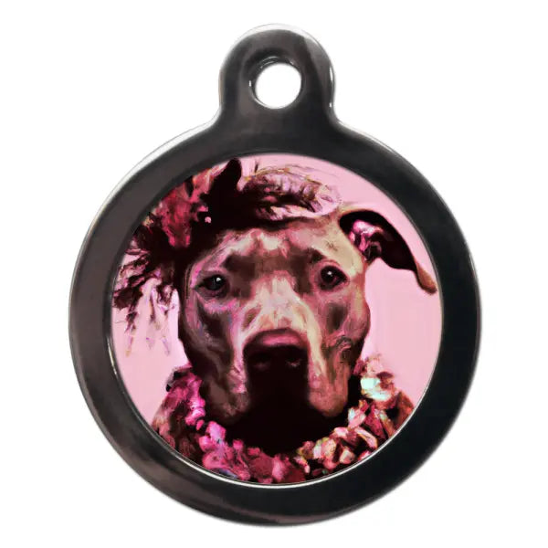 Staffy Hippy Dog ID Tag - PS Pet Tags - 1